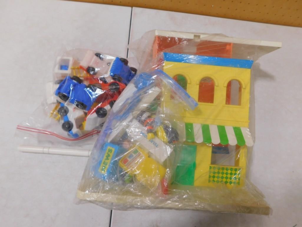 Vintage Toy Lot including Sesame Street, Fisher Price Little People, etc. (1 of 6)