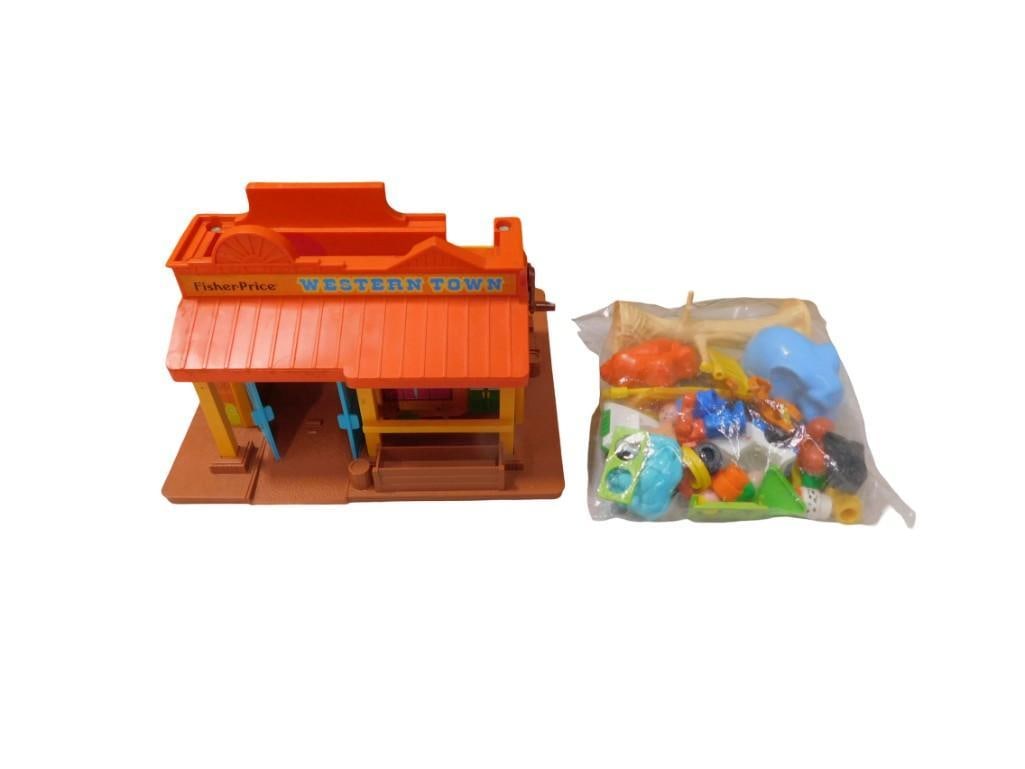 Vintage Toy Lot including Fisher-Price Western Town (1 of 6)