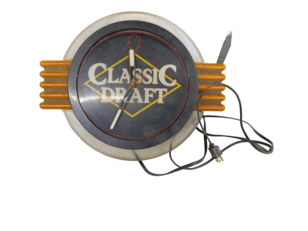 Heileman's Classic Draft Beer Advertising Bar Light Clock (1 of 6)