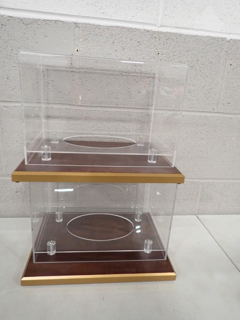 2 Display Cases for Footballs (1 of 4)