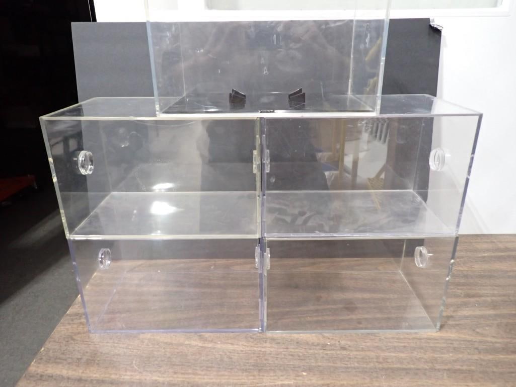 5 Acrylic Display Cases Football Sized (1 of 4)