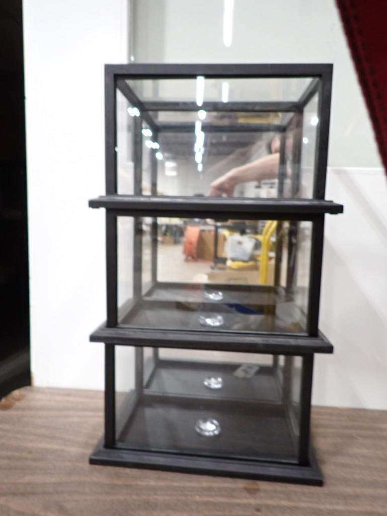 3 Display Cases Football Sized (1 of 3)