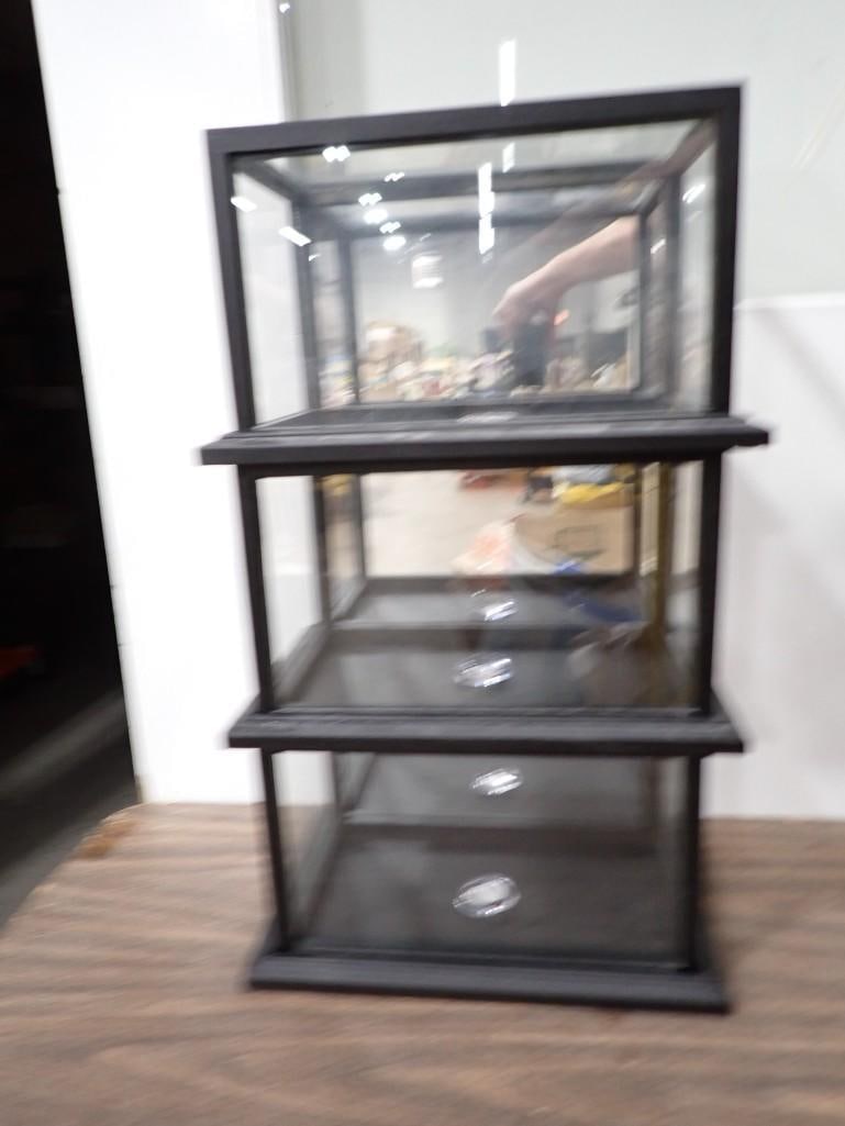 3 Display Cases Football Sized (1 of 4)