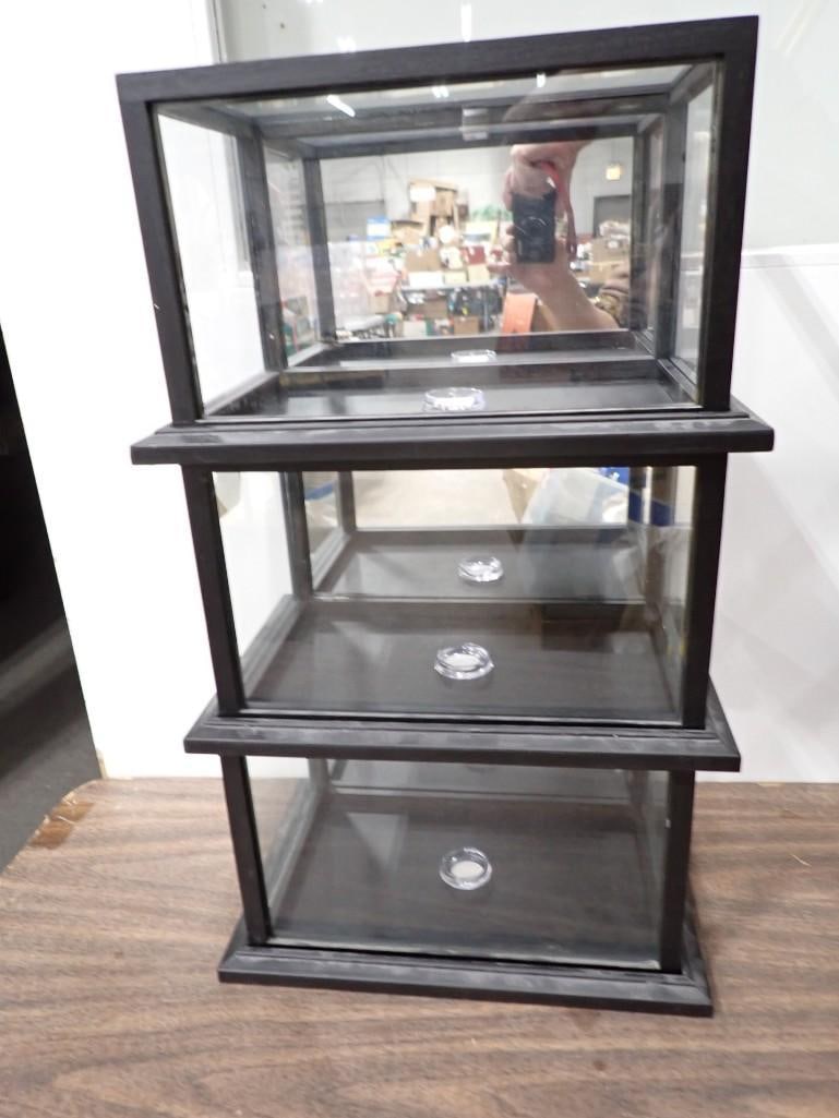 3 Display Cases Football Sized (1 of 4)
