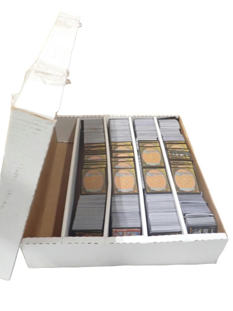 Large Flat full of assorted Magic the Gathering Cards (1 of 6)