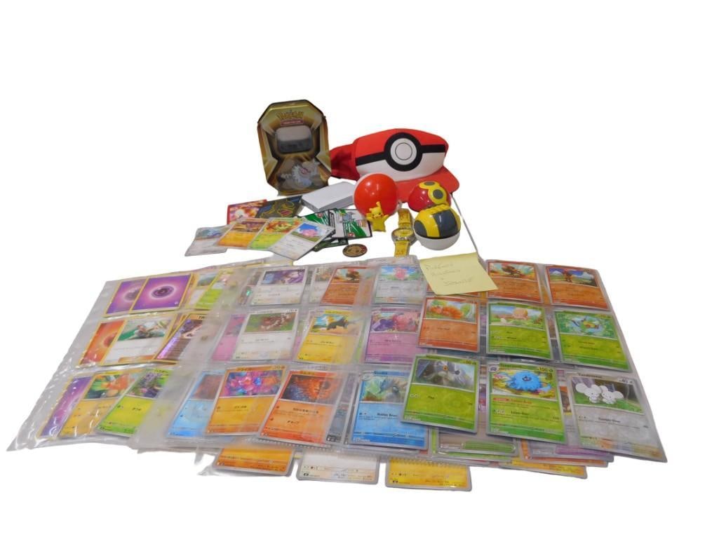 Pokemon Holofoils and Japanese Cards Plus Other Pokemon Items: Pokemon Holofoils and Japanese Cards Plus other Pokemon items including a Pikachu Watch All pictures are considered part of the description and should be examined carefully by bidders. Live Auctione