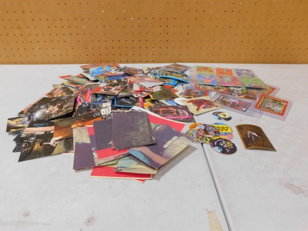 Non-Sport Movie & TV Cards incl He-Man, Batman, Street Fighter, Universal Monsters, Terminator: Non-Sport Movie & TV Cards incl He-Man, Batman, Street Fighter, Universal Monsters, Terminator All pictures are considered part of the description and should be examined carefully by bidders. Li