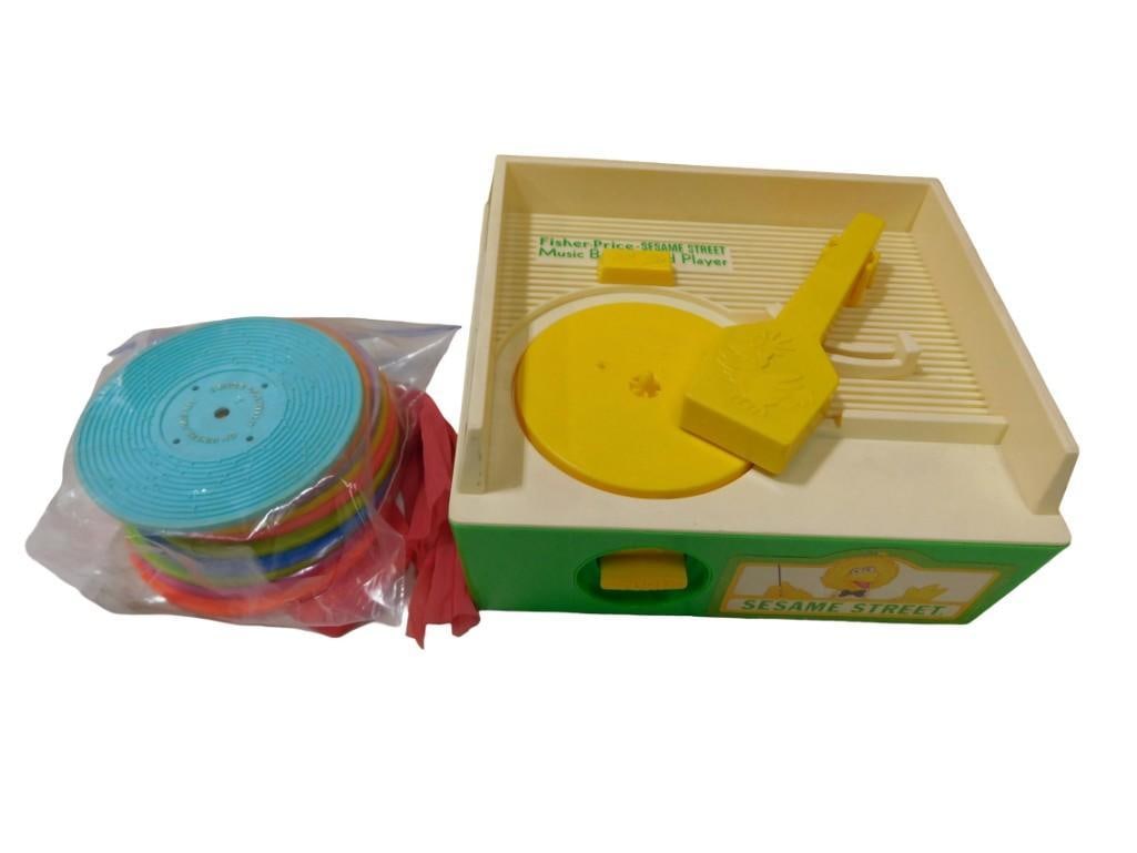 Vintage Fisher Price Sesame Street Music Box Record Player (1 of 7)