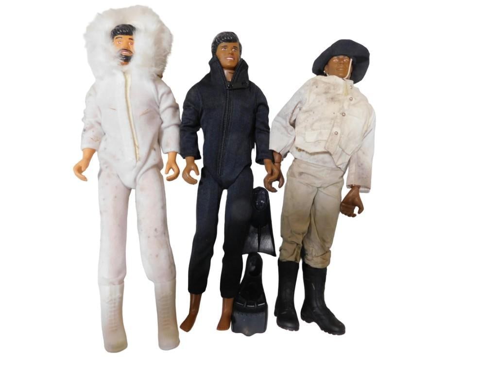 3 Vintage GI Joe Adventure Team Action Figures (1 of 7)