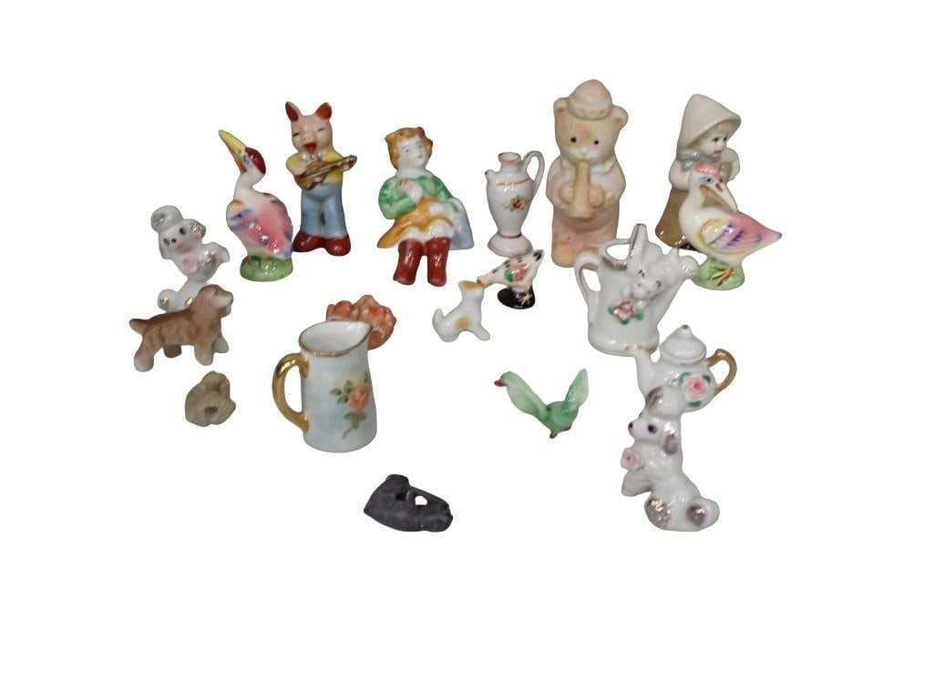 Lot of Assorted Figurines including Birds, Dogs, Animals, Pig, Japan, etc. (1 of 9)