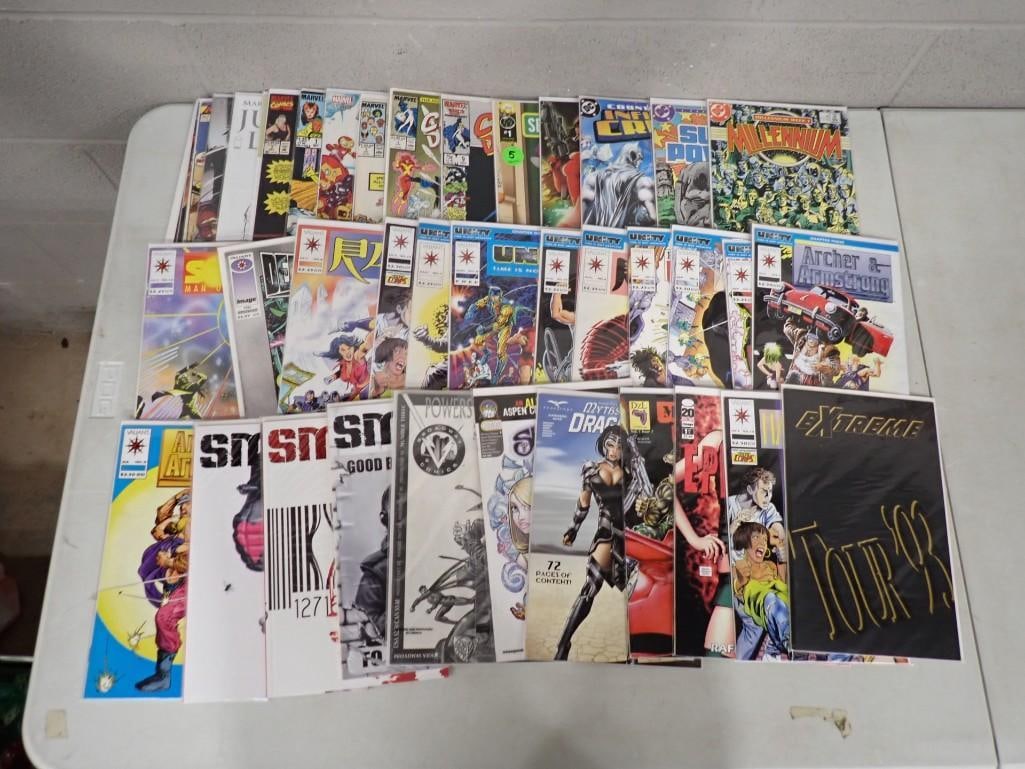 Comic Book Lot including Extreme Tour 93, Archer & Armstrong, Millennium, Sesame Street, Smoke, (1 of 5)
