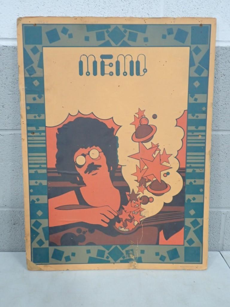 Vintage Peter Max "Self Portrait" Print - Measures roughly 18x24": Vintage Peter Max "Self Portrait" Print - Measures roughly 18x24" There is some damage All pictures are considered part of the description and should be examined carefully by bidders. Live