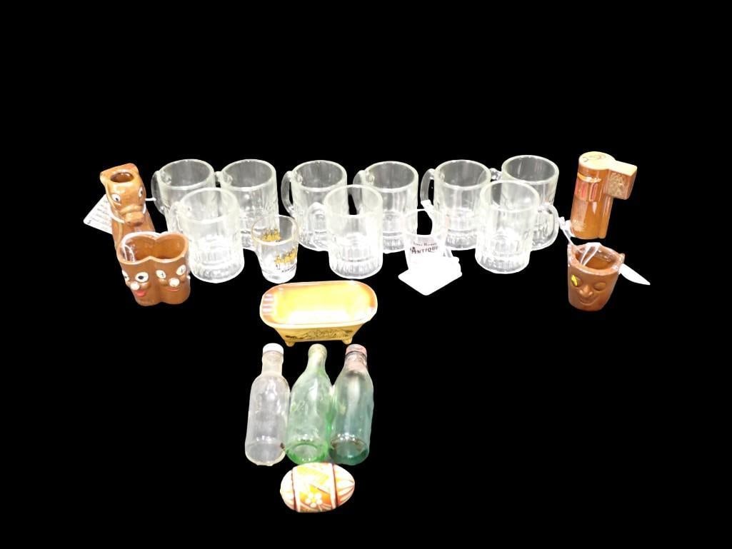 Vintage Lot incl Mugs, Bottles, Shot Glasses, etc (1 of 7)