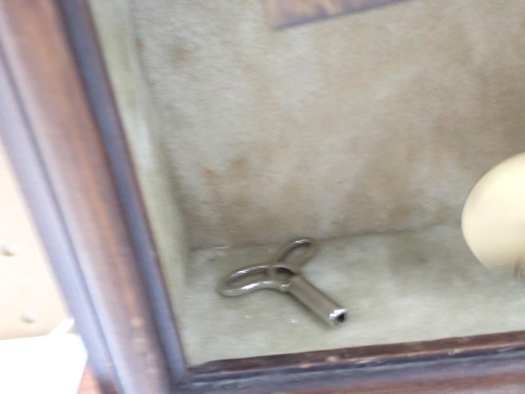 Wind Up Clock Inside a Case - 4
