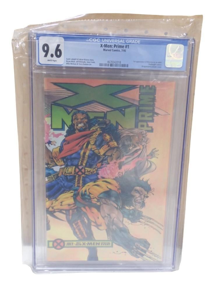X-Men: Prime #1 Marvel Comics, 7/95 CGC Graded 9.6 White Pages Comic Book (1 of 3)