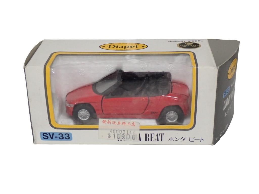 Honda Beat 1:35 Scale Die Cast Model Car Diapet in Original Box (1 of 6)