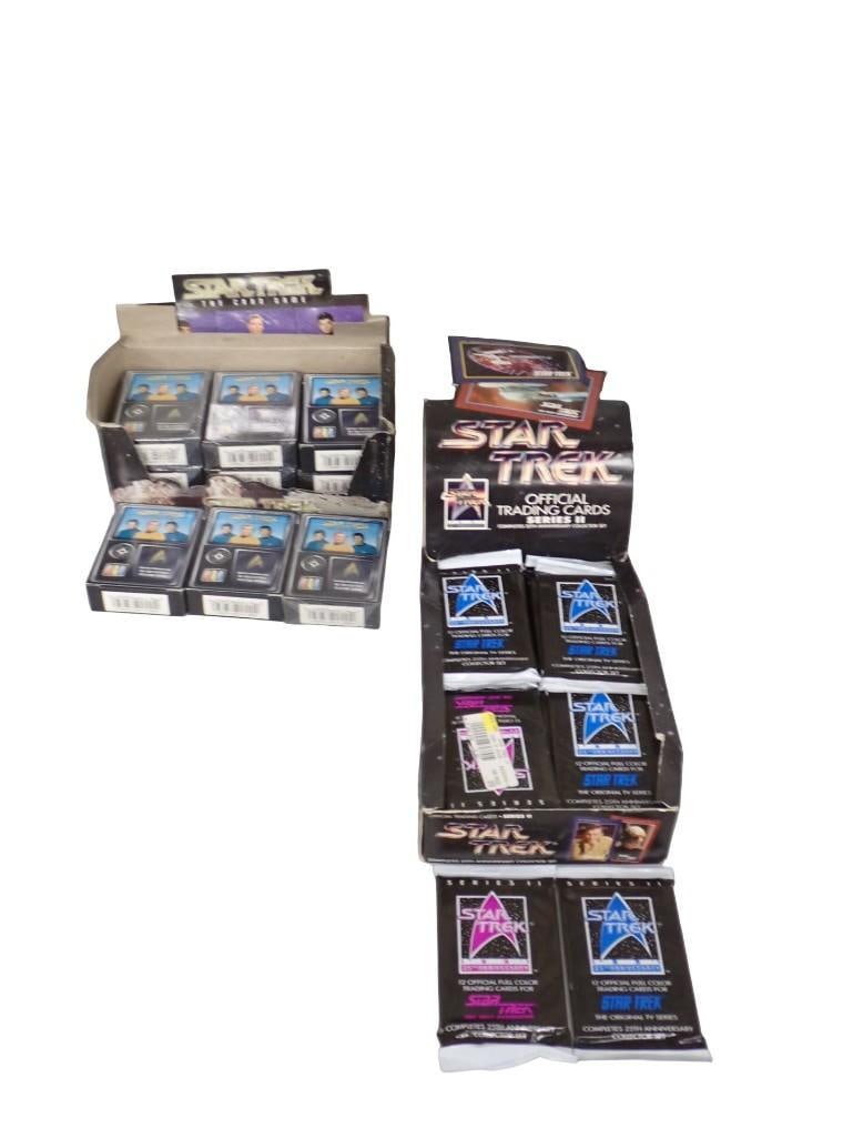 Lot of Star Trek Trading Cards and Star Trek The Card Game Cards New in Package (1 of 8)