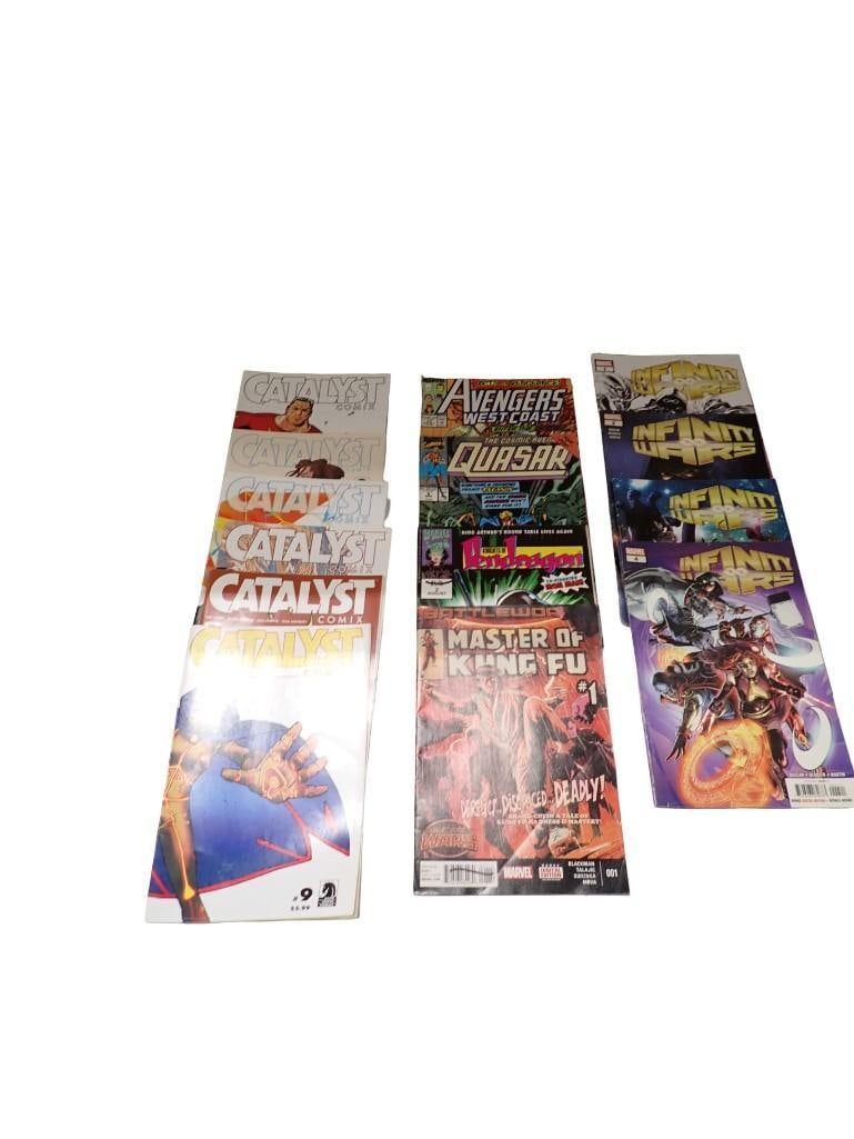 Comic Books incl Dark Horse Catalyst Comix #3-9, Marvel Infinity Wars #1-4, 4 Older Marvel (1 of 5)