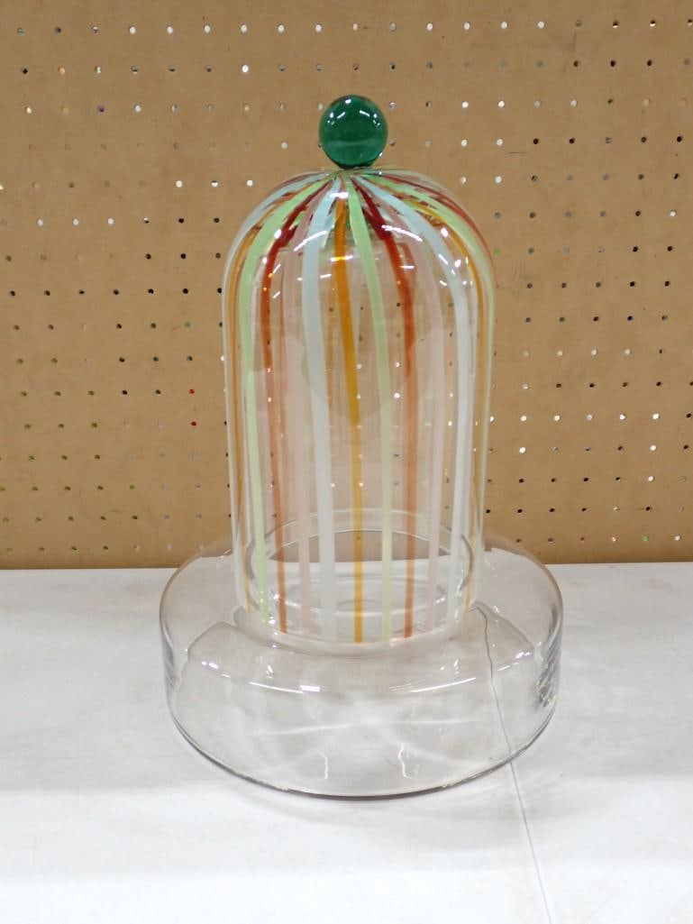 Pietro Glass Cloche with Base Anthropologie (1 of 8)