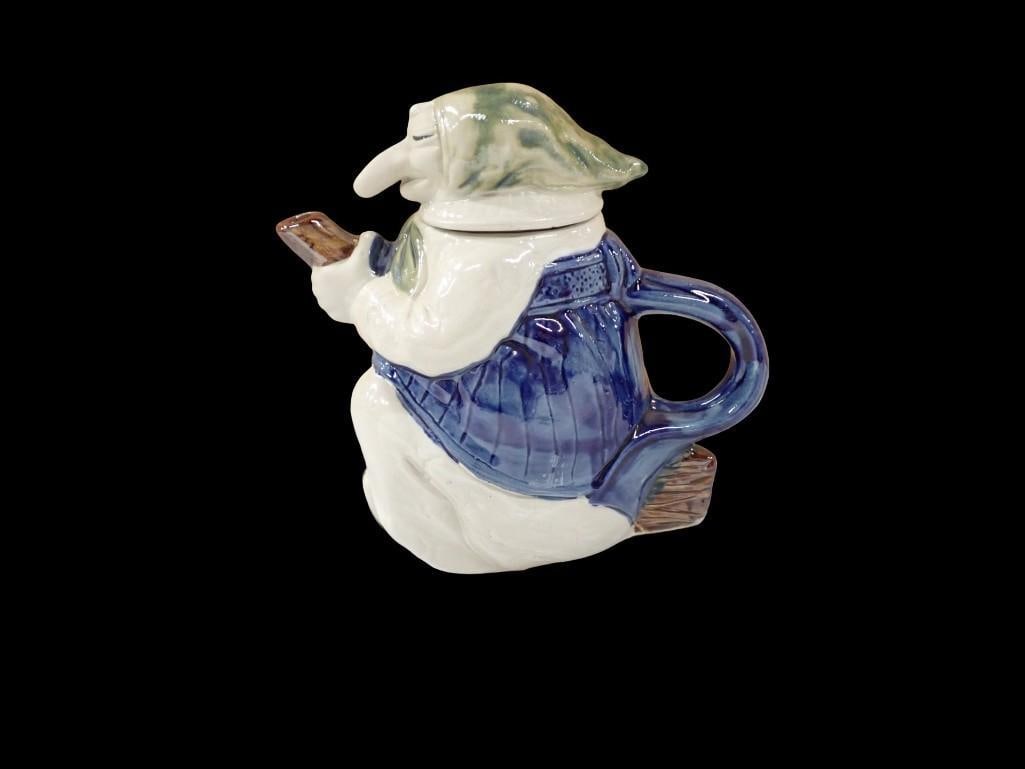 Vintage RJ Drinkwater Baba Yaga Witch Teapot Ceramic Kitchen Witch Teapot (1 of 6)