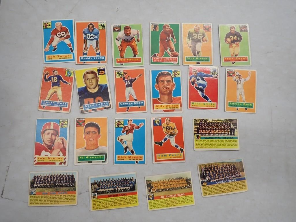 Lot of 1950's Topps Football Trading Cards (1 of 5)