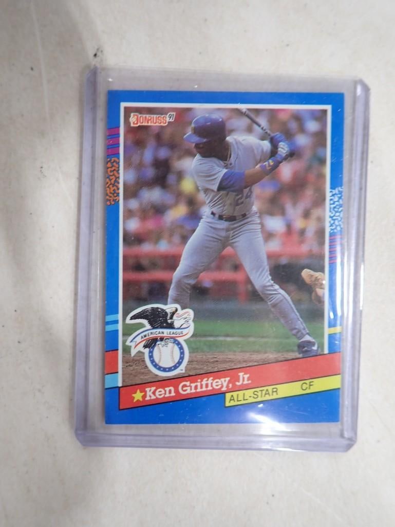 Ken Griffey Jr. 1990 Leaf Baseball Error Card (1 of 3)