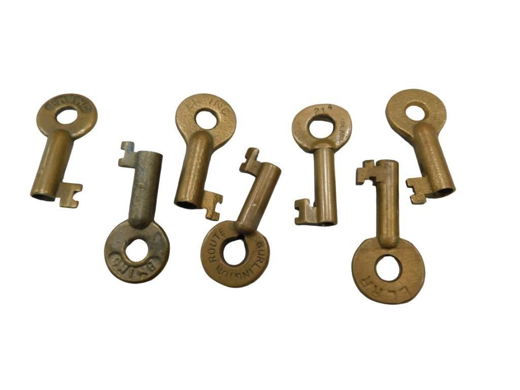 Lot of assorted Railroad Keys (1 of 6)