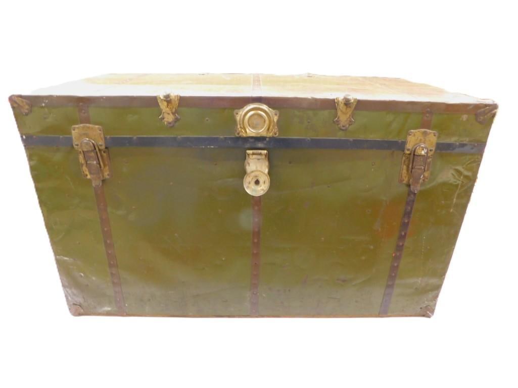 Vintage or Antique Trunk - Measures roughly 40x24x21" (1 of 10)