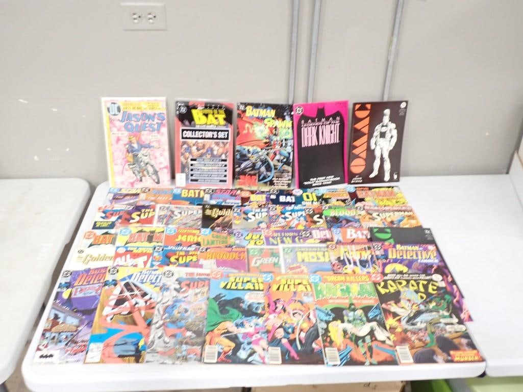 Comic Books including Superman, Jason's Quest, Dark Knight, Spawn, Bat Man, Karate Lad, Ragman, (1 of 8)