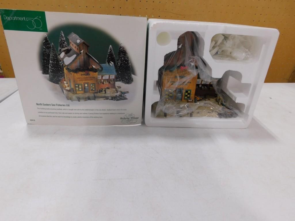 Dept 56 North Eastern Sea Fisheries Ltd Dickens Village Series Heritage Village Collection Christmas (1 of 4)