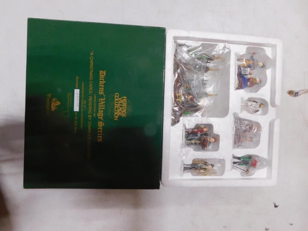 Dept 56 A Christmas Carol Reading by Charles Dickens Accessory Set Dickens Village Series Heritage V: Limited Edition Department 56 A Christmas Carol Reading by Charles Dickens Accessory Set Dickens Village Series Heritage Village Collection Christmas Village Accessories All pictures are conside