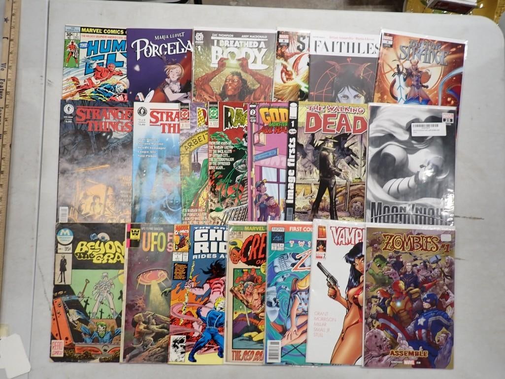 Comic Books including Monster Comics, Ghost Rider #1, Zombies Assemble #1, Vampirella, etc (1 of 6)