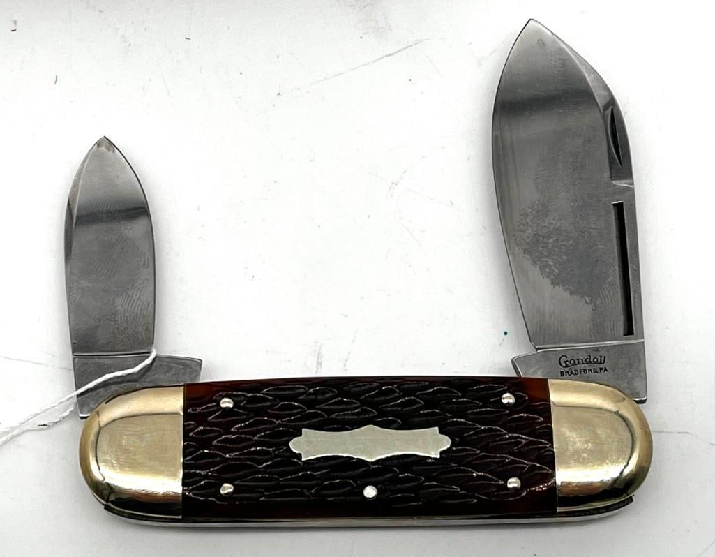 Crandall Cutlery 2 Blade Knife in box (1 of 5)