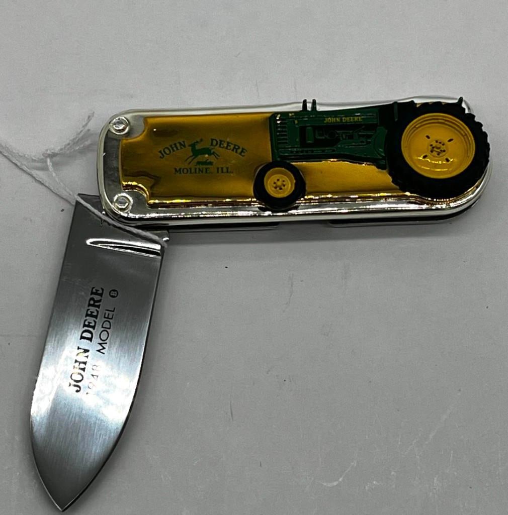 John Deere FM 1948 Model O Tractor Pocket Knife Franklin Mint (1 of 6)