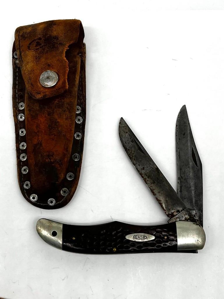 Vintage Case XX Knife 6265 SAB Folding Hunting Pocket Bone Handle: vintage Case XX knife 6265 SAB folding hunting pocket bone handle - 4" blade, original condition, minor surface rust All pictures are considered part of the description and should be examined car