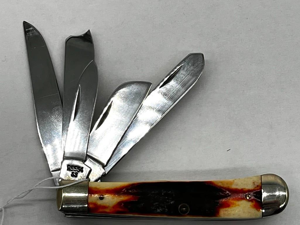 Case XX Knife "The Beast" R5554 SS Fourth Edition: Case XX knife "The beast" R5554 SS fourth edition - like new, unused, no box All pictures are considered part of the description and should be examined carefully by bidders. Live Auctioneers