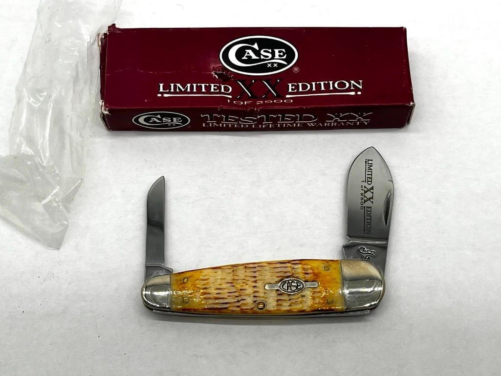 Vintage Case XX Knife Limited edt. 6270 ssm 1 of 2500 Vintage Never Used in Original Box: Vintage Case XX Knife Limited edt. 6270 ssm 1 of 2500 Vintage Never Used in Original Box. Box has a small hole. All pictures are considered part of the description and should be examined carefu