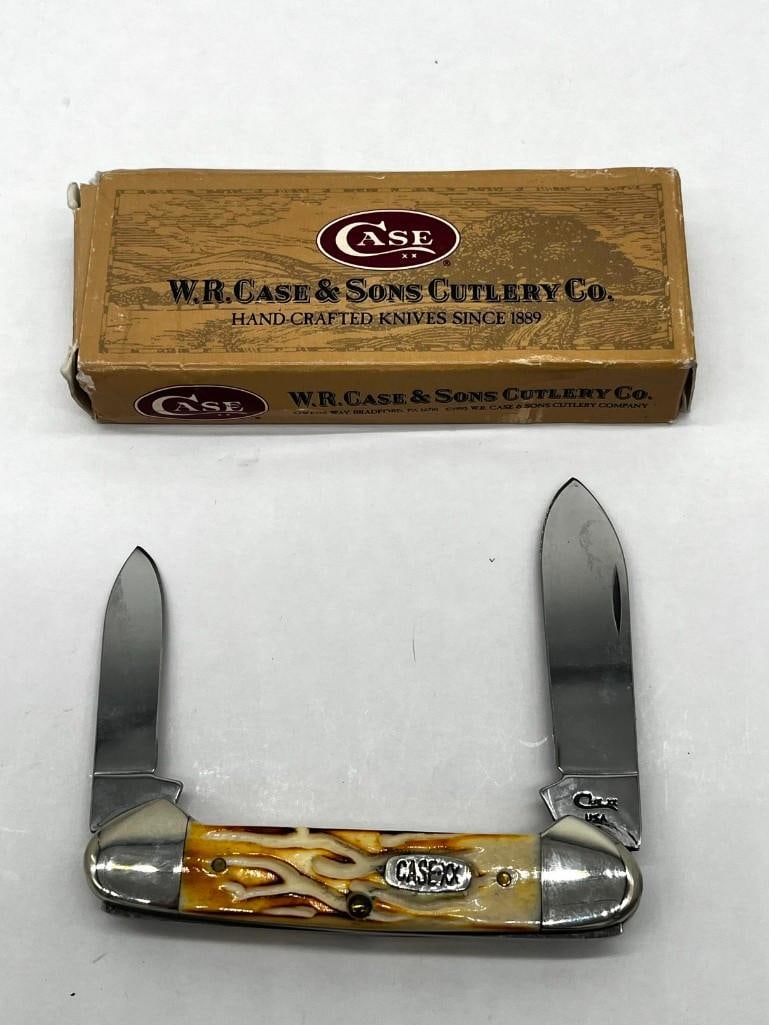 Case XX 62131 bw Canoe 2 Blade Pocket Knife New in Box with Papers (1 of 6)