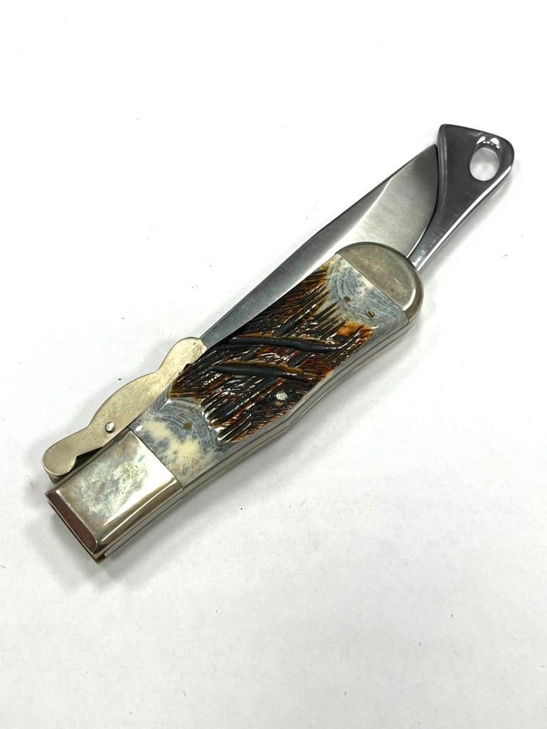 Marbles Unique Lock Blade Folding Pocket Knife (1 of 6)