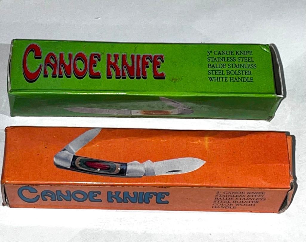 2 Nib Poormans Canoe Knife Factory Sealed (1 of 4)