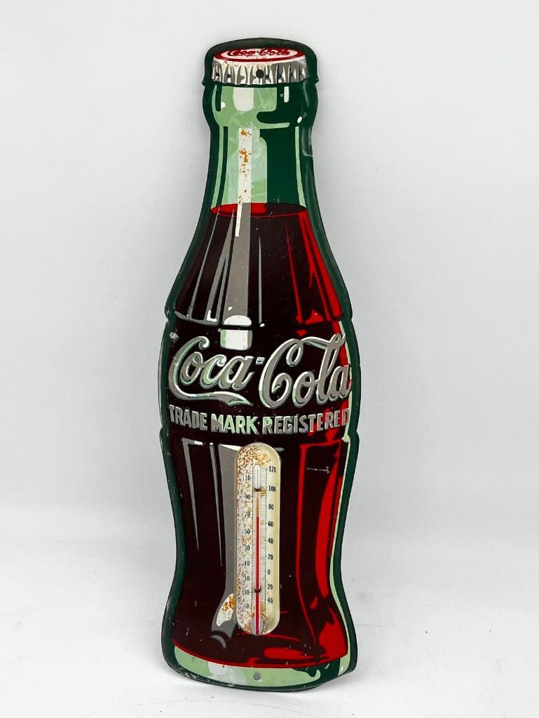 Die Cut Metal Coca Cola Advertising Sign (1 of 4)