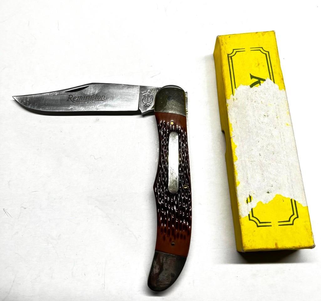 Remington Umc 1990 11-87 Auto 870 Pump Single Blade Pocket Knife (1 of 6)