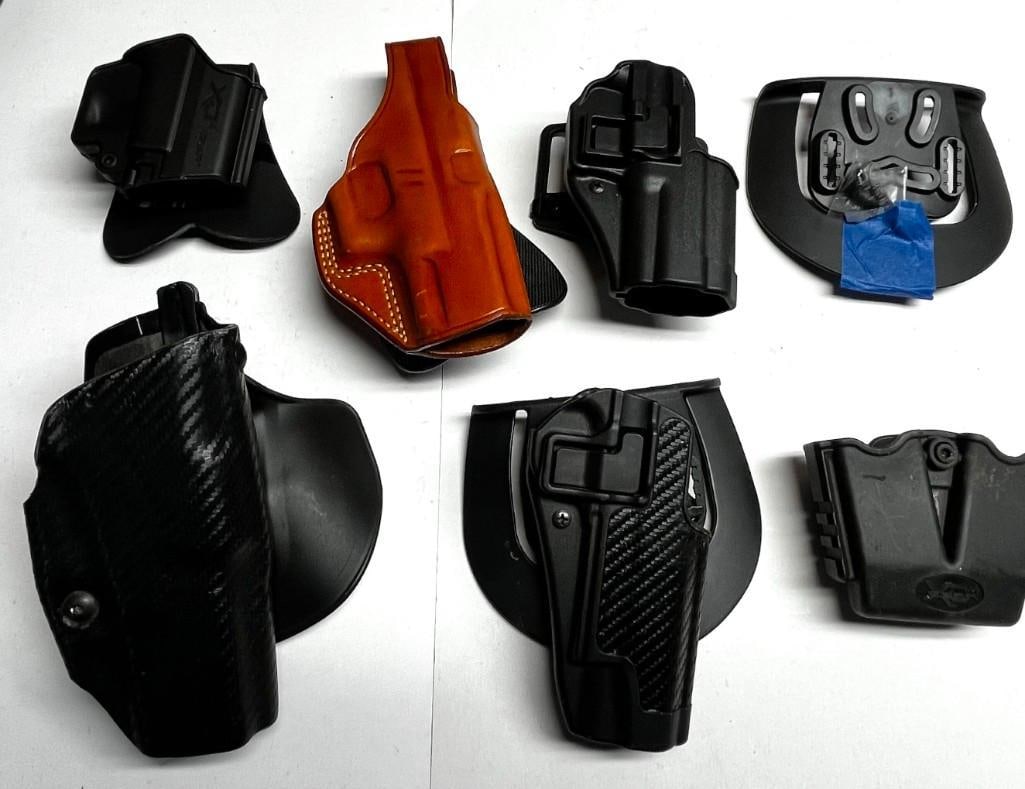 Lot Of 6 Gun Holsters - Blackhawk, Springfield, Galco, Safariland & More (1 of 10)