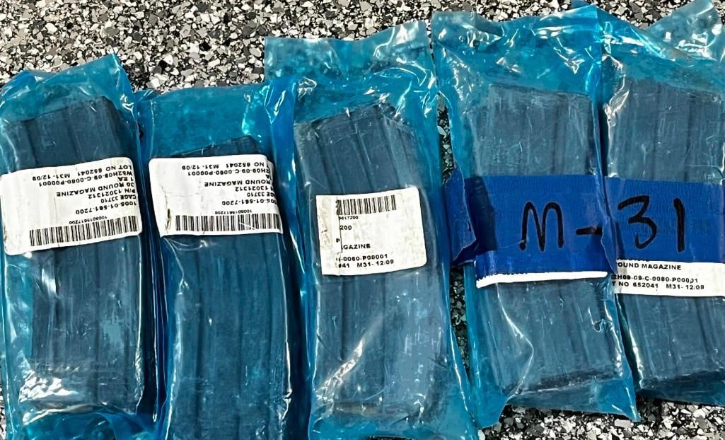 Lot Of 5 New Okay Industries M31 30 Round Magazine (1 of 2)