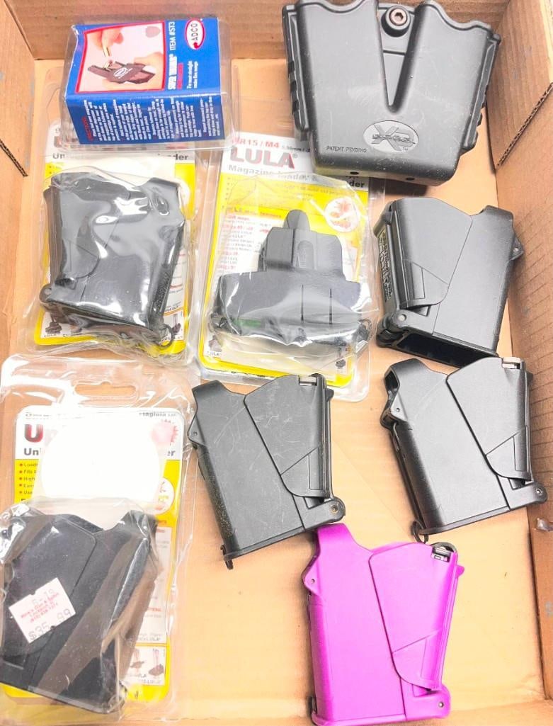 Lot Of 6 Uplula Ammo Loader & Unloader 9mm To .45acp, Ar15 / M4 & More Accessories (1 of 4)