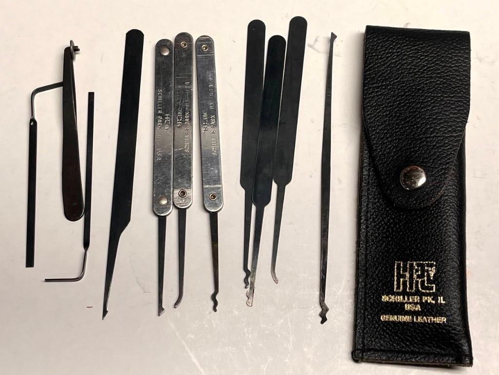 Vintage Hpe Schiller Park Illinois Set Of Lock Picks (1 of 4)