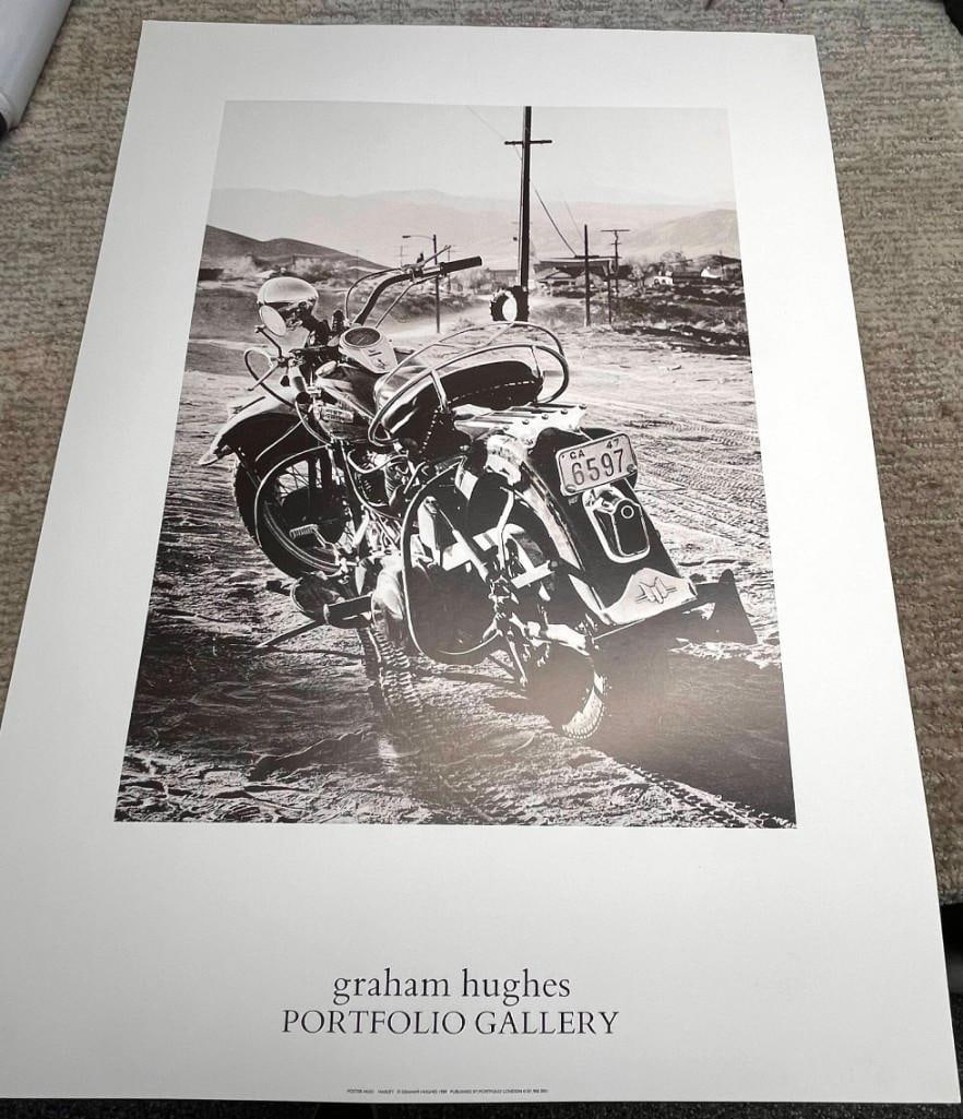 Lot Of 8 Vintage Harley Davidson Graham Hughes Gallery Prints Nos (1 of 5)