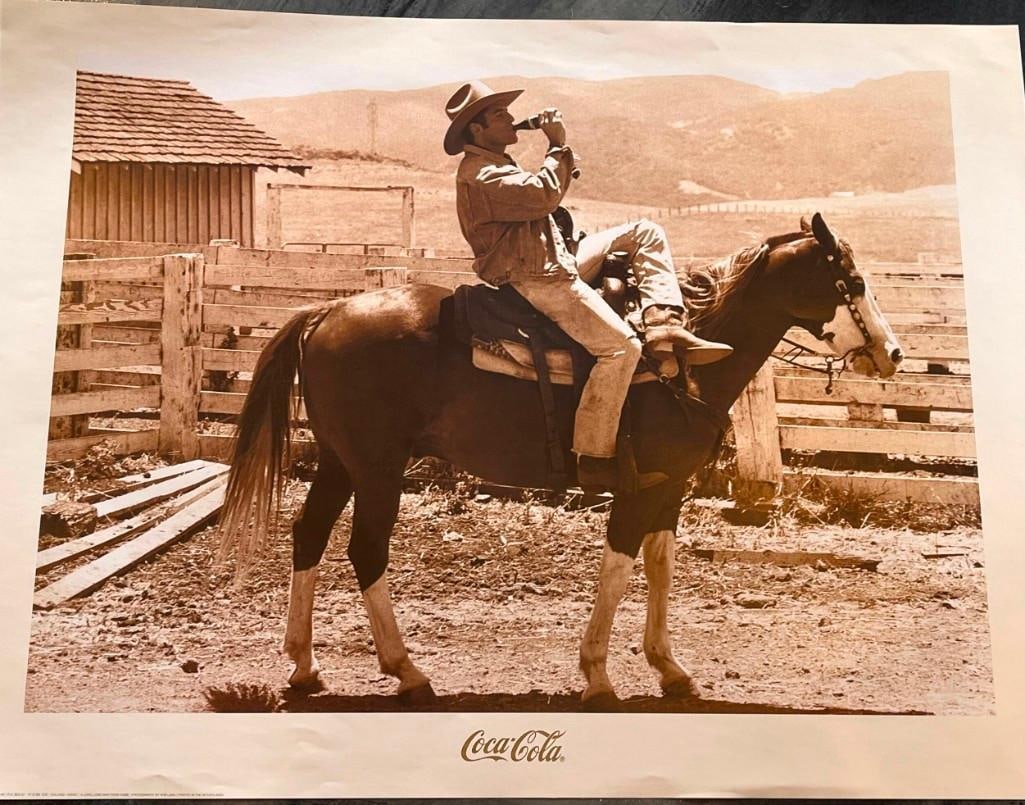 Lot Of 5 Vintage Coca Cola Poster / Prints (1 of 6)