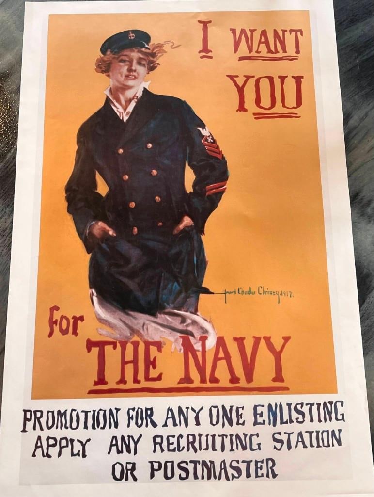 Lot Of 7 Vintage Military, Marines/Navy, & Uncle Sam Posters (1 of 7)