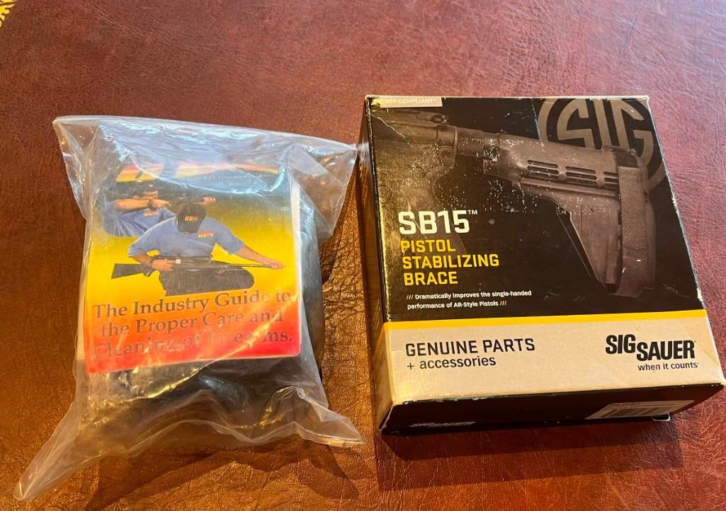 Sig Sauer Sb15 Pistol Brace, .50 Caliber Cleaning System & Wildgame Innovations Trail Camera (1 of 8)